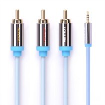 威迅VAB-R08-S200 AV線一分三轉蓮花頭 經典多媒體連接方案的得與失